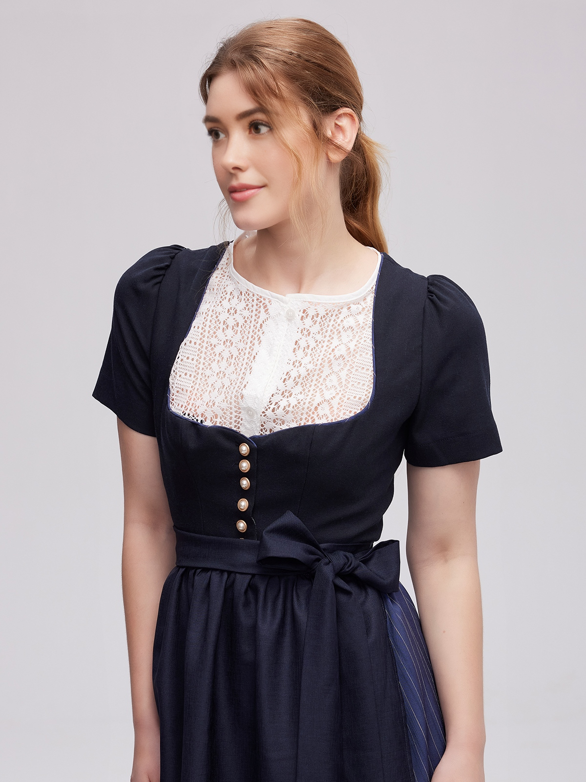 Dirndl mit Hakenverschluss in Blau